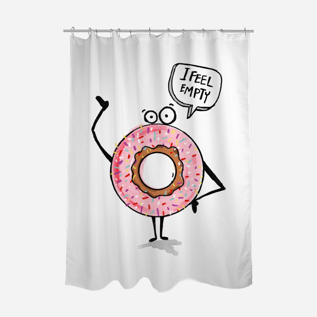 I Feel Empty-none polyester shower curtain-Soydelosbuenos