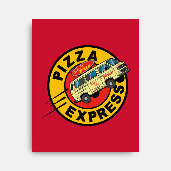 Pizza Express-none stretched canvas-Getsousa!
