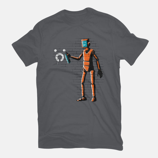 Outsider Graffiti-mens basic tee-paulagarcia
