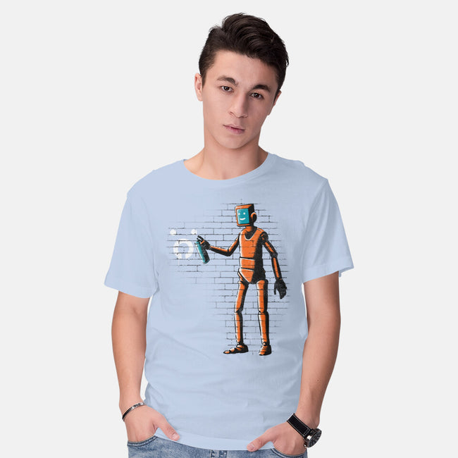 Outsider Graffiti-mens basic tee-paulagarcia