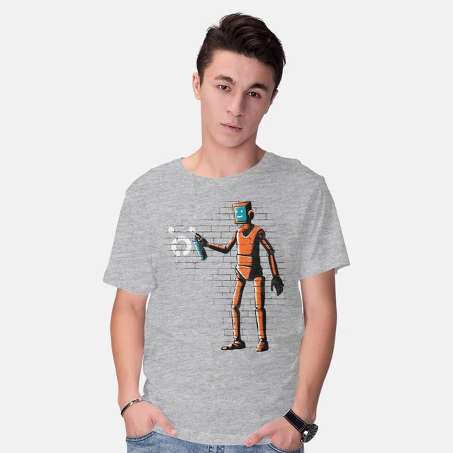 Outsider Graffiti-mens basic tee-paulagarcia