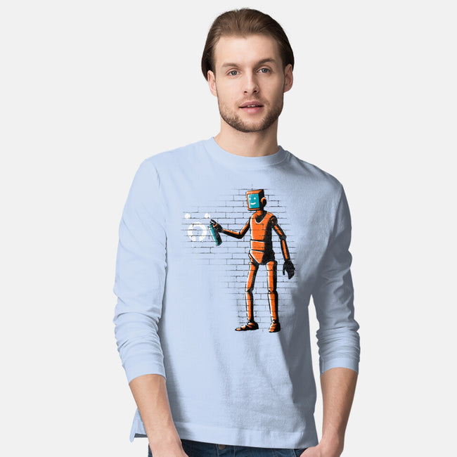 Outsider Graffiti-mens long sleeved tee-paulagarcia