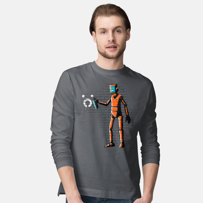 Outsider Graffiti-mens long sleeved tee-paulagarcia