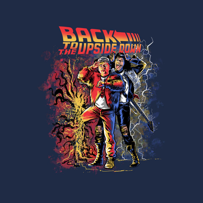 Back To The Upside Down-womens v-neck tee-zascanauta
