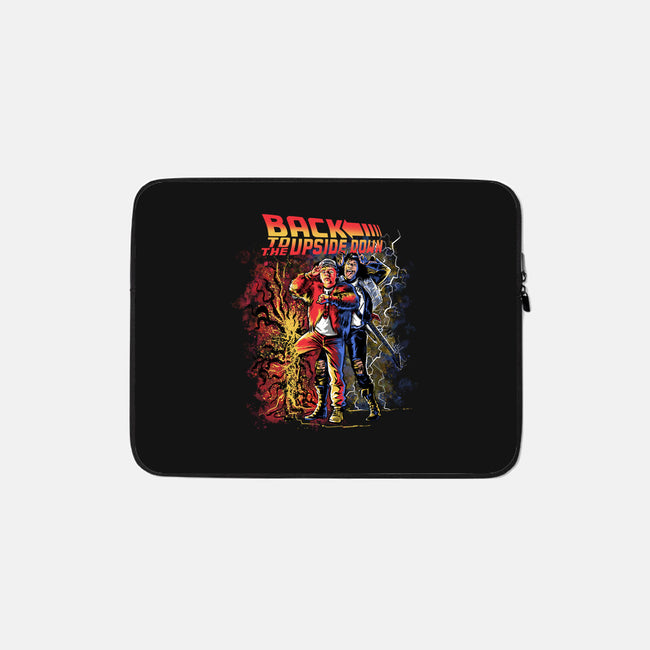 Back To The Upside Down-none zippered laptop sleeve-zascanauta