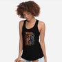 Back To The Upside Down-womens racerback tank-zascanauta