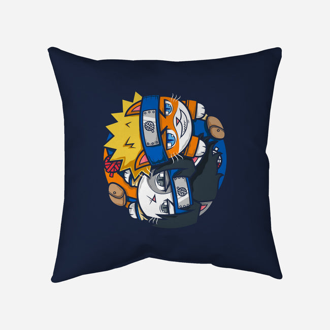 Meow-ruto-none removable cover throw pillow-krisren28