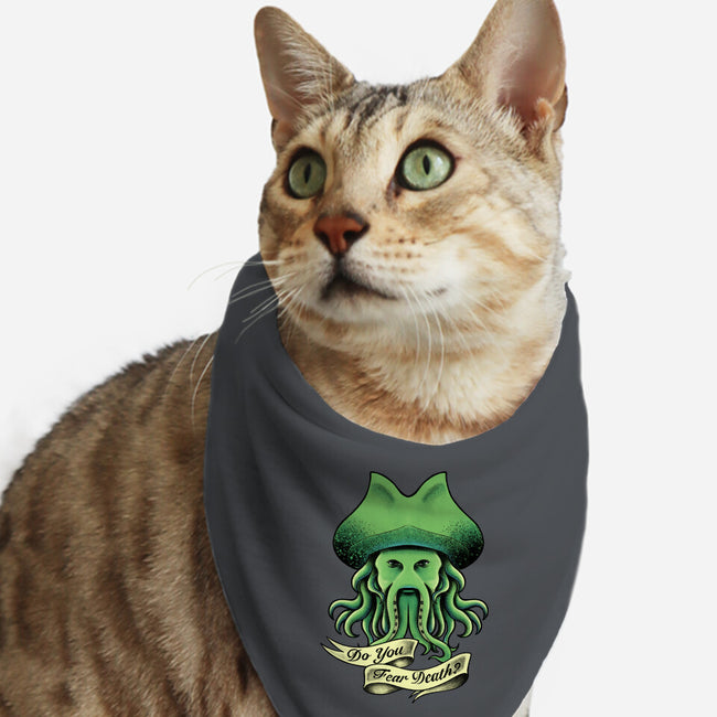 Do You Fear Death-cat bandana pet collar-FunkVampire