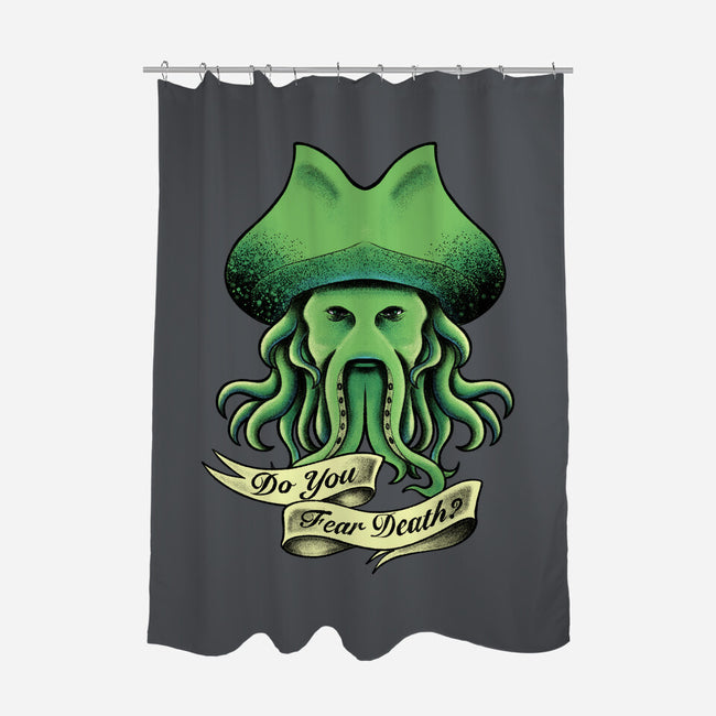 Do You Fear Death-none polyester shower curtain-FunkVampire