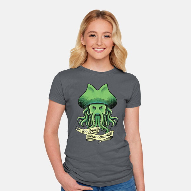 Do You Fear Death-womens fitted tee-FunkVampire