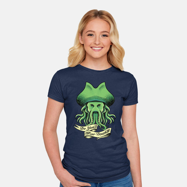 Do You Fear Death-womens fitted tee-FunkVampire