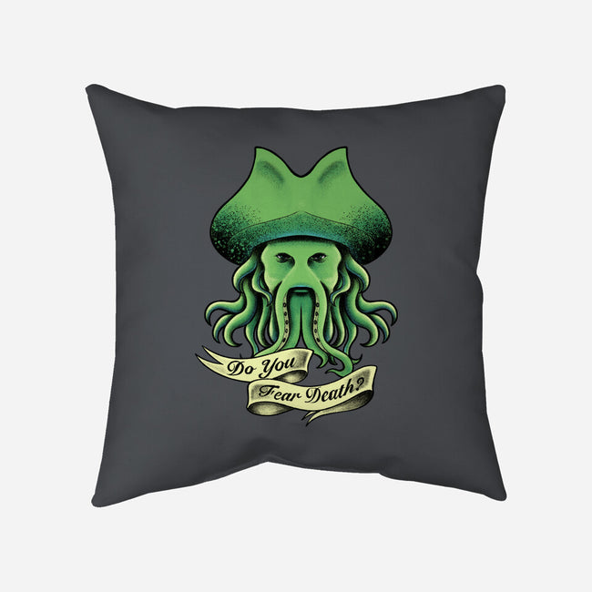Do You Fear Death-none removable cover w insert throw pillow-FunkVampire