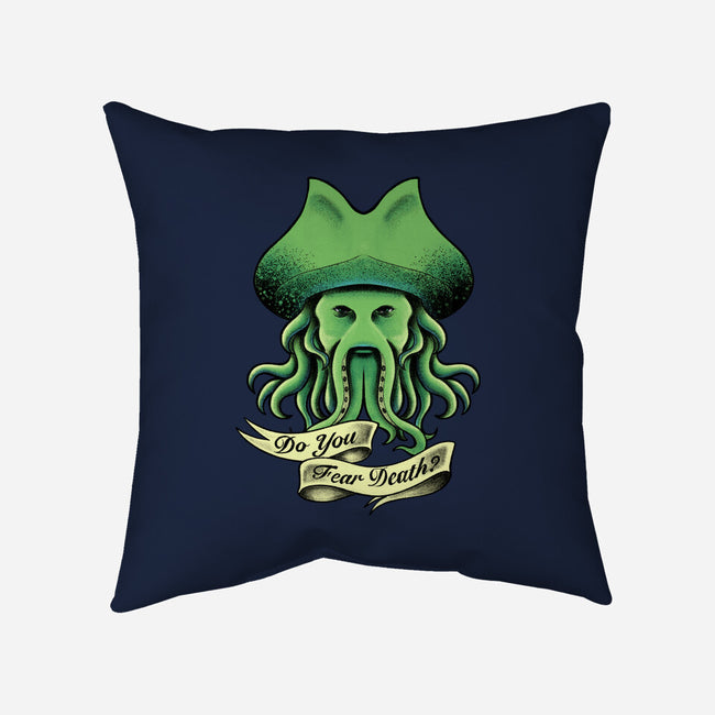 Do You Fear Death-none removable cover throw pillow-FunkVampire