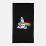Bark Side Of The Moon-none beach towel-eduely