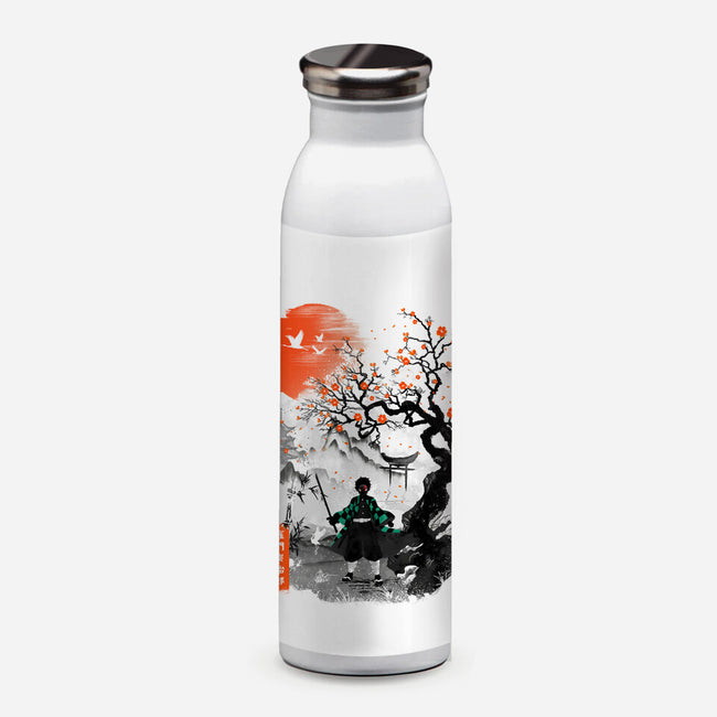 Sumiko Sun Breathing-none water bottle drinkware-RonStudio