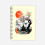 Sumiko Sun Breathing-none dot grid notebook-RonStudio