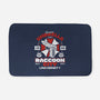 Survive Raccoon University-none memory foam bath mat-Logozaste