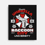 Survive Raccoon University-none stretched canvas-Logozaste