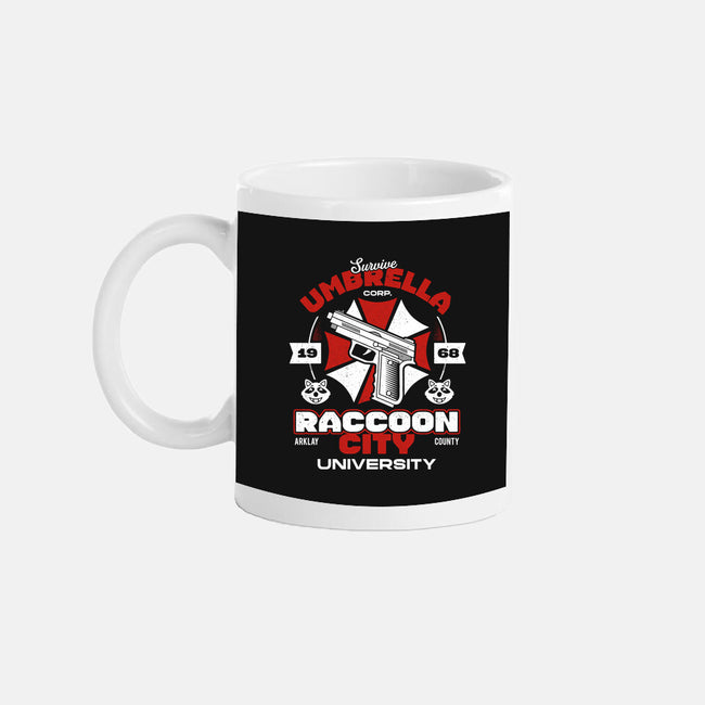 Survive Raccoon University-none mug drinkware-Logozaste