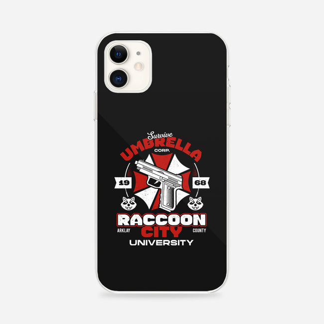 Survive Raccoon University-iphone snap phone case-Logozaste