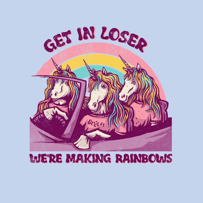 We're Making Rainbows-none removable cover w insert throw pillow-kg07