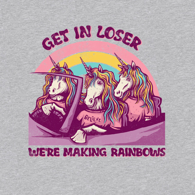 We're Making Rainbows-womens basic tee-kg07