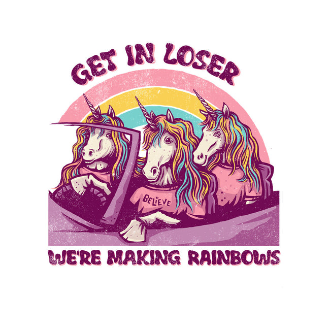 We're Making Rainbows-womens basic tee-kg07