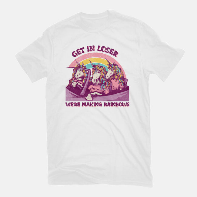 We're Making Rainbows-mens basic tee-kg07