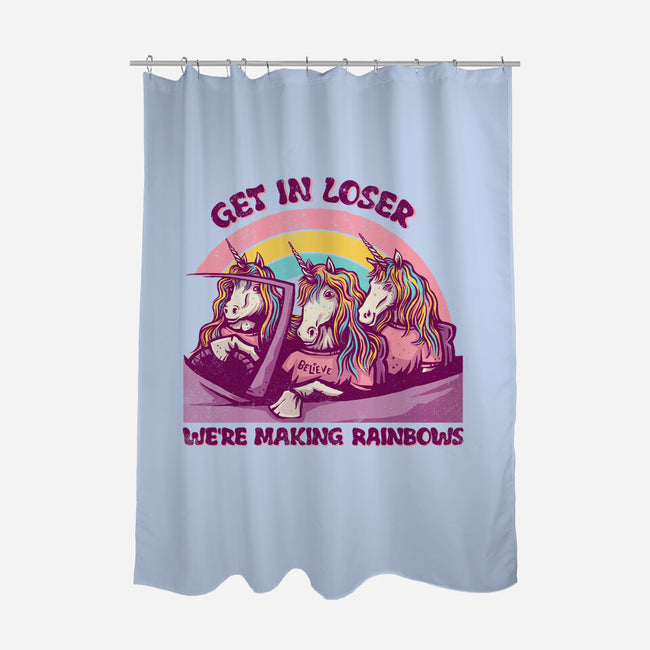 We're Making Rainbows-none polyester shower curtain-kg07