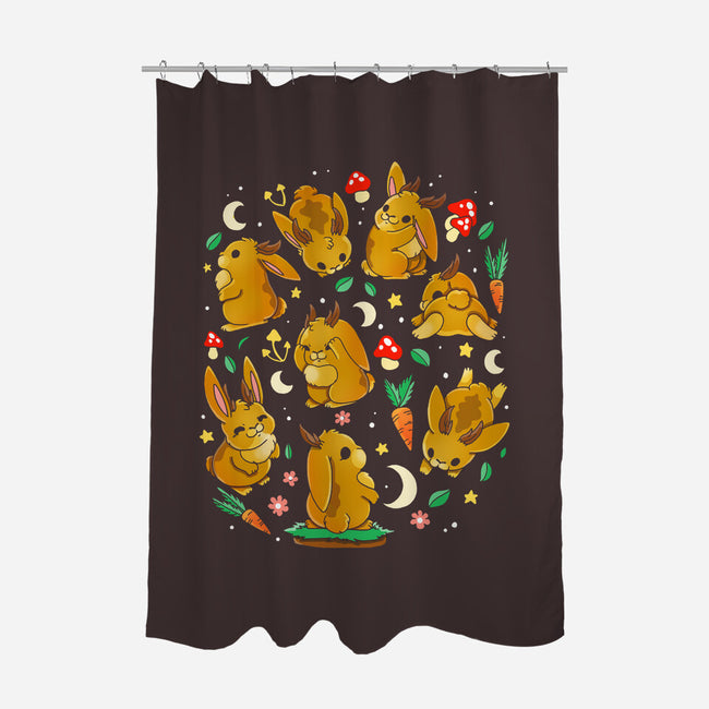 Jackalope-none polyester shower curtain-Vallina84