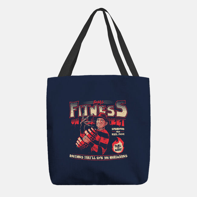 Freddy's Fitness-none basic tote bag-teesgeex