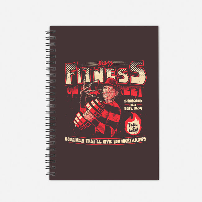 Freddy's Fitness-none dot grid notebook-teesgeex