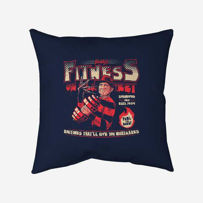 Freddy's Fitness-none removable cover w insert throw pillow-teesgeex