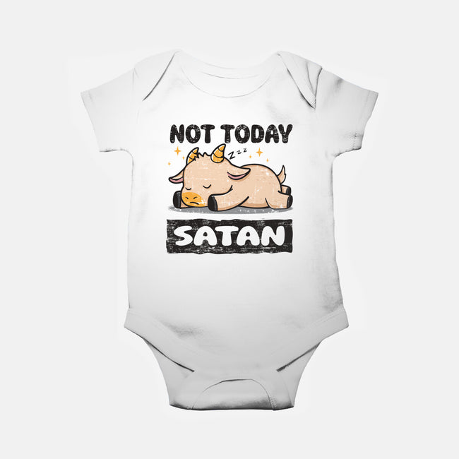 Sorry Satan-baby basic onesie-turborat14