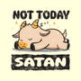Sorry Satan-none removable cover w insert throw pillow-turborat14
