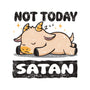 Sorry Satan-none removable cover throw pillow-turborat14