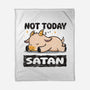 Sorry Satan-none fleece blanket-turborat14