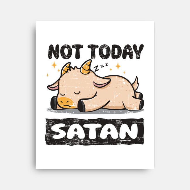 Sorry Satan-none stretched canvas-turborat14