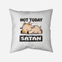 Sorry Satan-none removable cover w insert throw pillow-turborat14