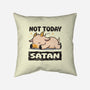Sorry Satan-none removable cover throw pillow-turborat14