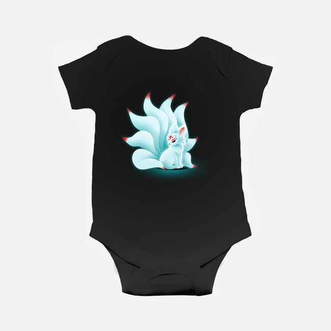 Cute Kitsune-baby basic onesie-erion_designs