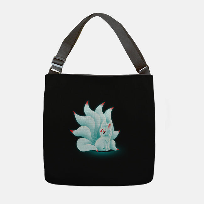 Cute Kitsune-none adjustable tote bag-erion_designs