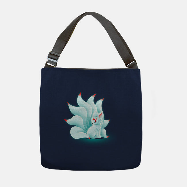 Cute Kitsune-none adjustable tote bag-erion_designs