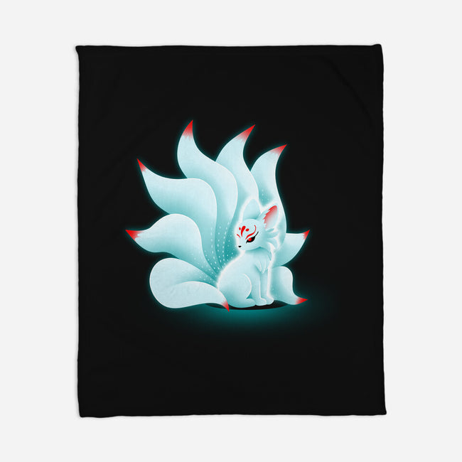 Cute Kitsune-none fleece blanket-erion_designs