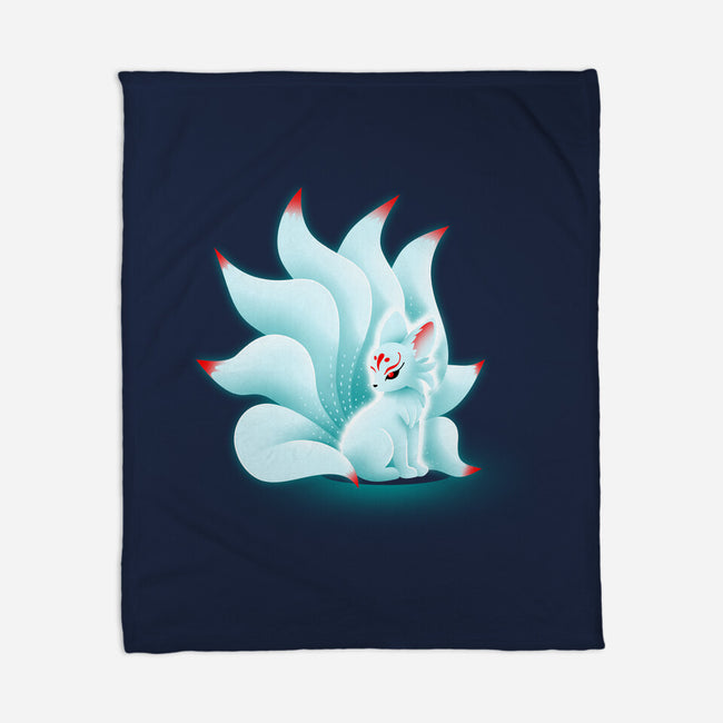 Cute Kitsune-none fleece blanket-erion_designs