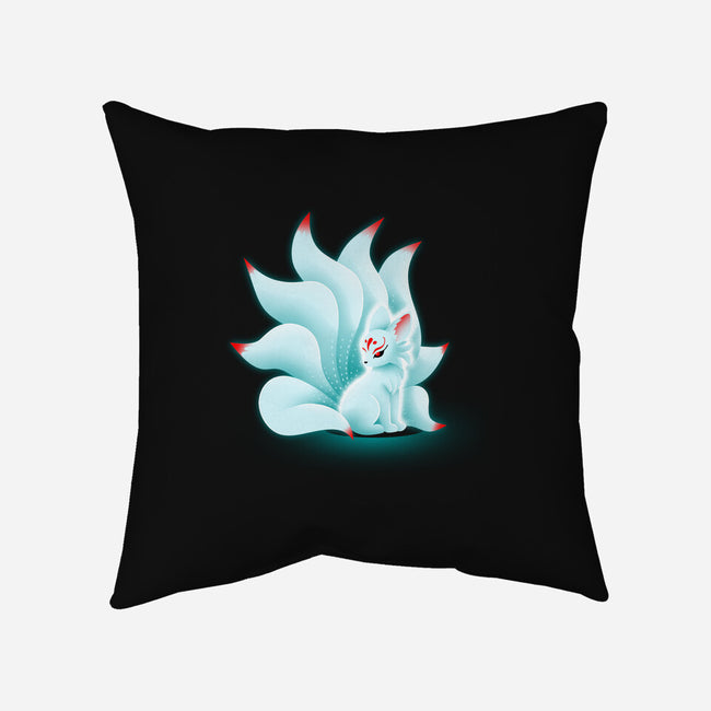 Cute Kitsune-none removable cover w insert throw pillow-erion_designs