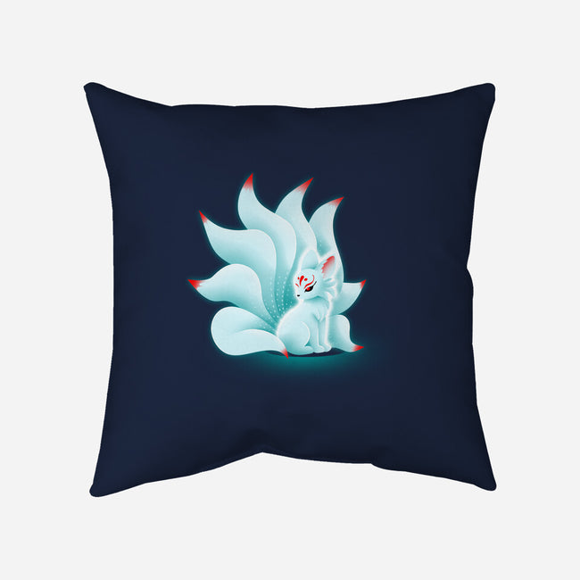 Cute Kitsune-none removable cover w insert throw pillow-erion_designs