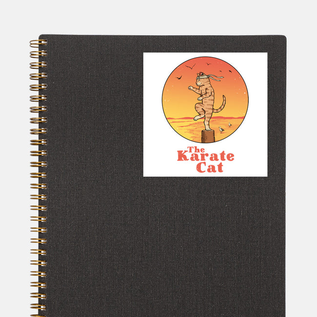 The Karate Cat-none glossy sticker-vp021
