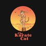 The Karate Cat-none removable cover w insert throw pillow-vp021