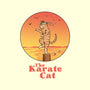 The Karate Cat-none polyester shower curtain-vp021